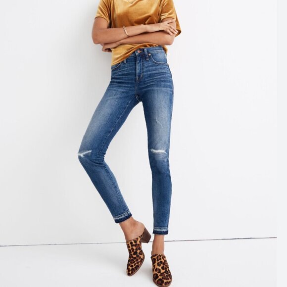 Madewell Denim - Madewell Women's Size 27 Blue 9" High Rise Skinny Jeans